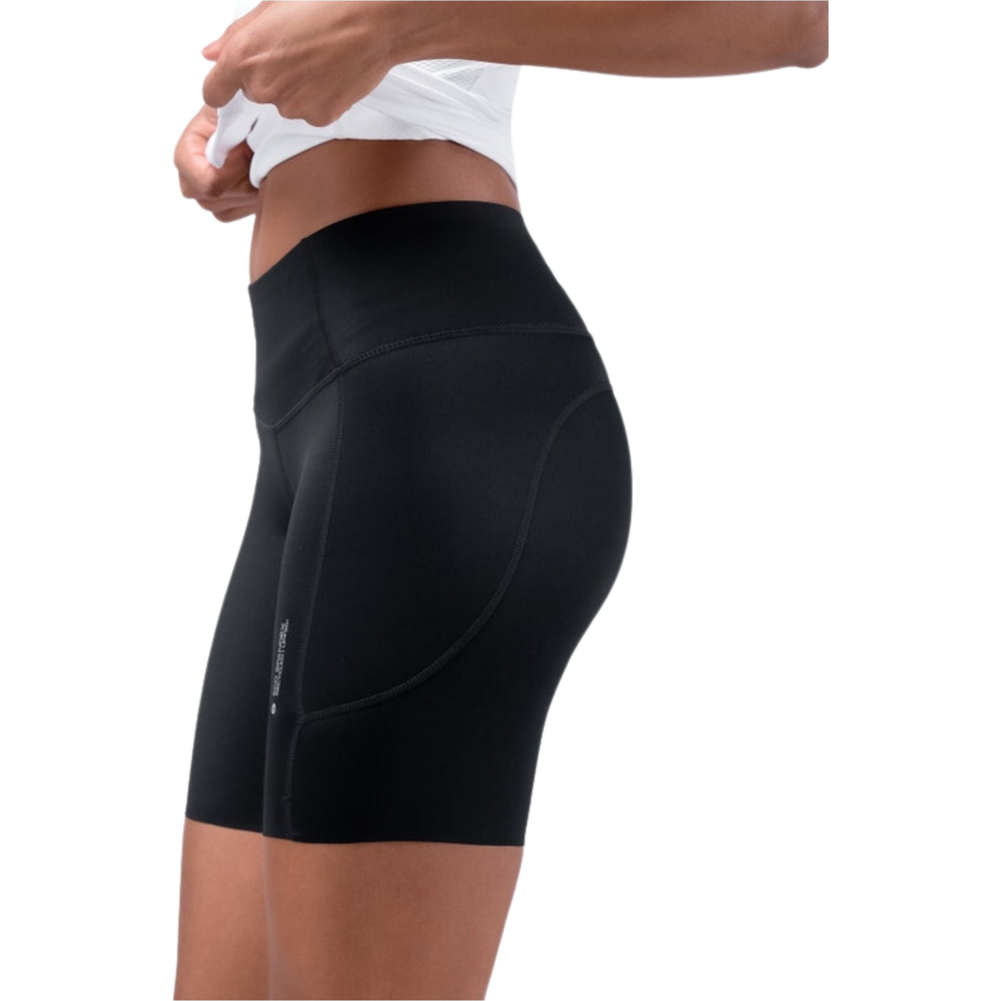 2026 Zhik Womens Eco Spandex UPF50+ Shorts SRT-0063-W-BLK - Black